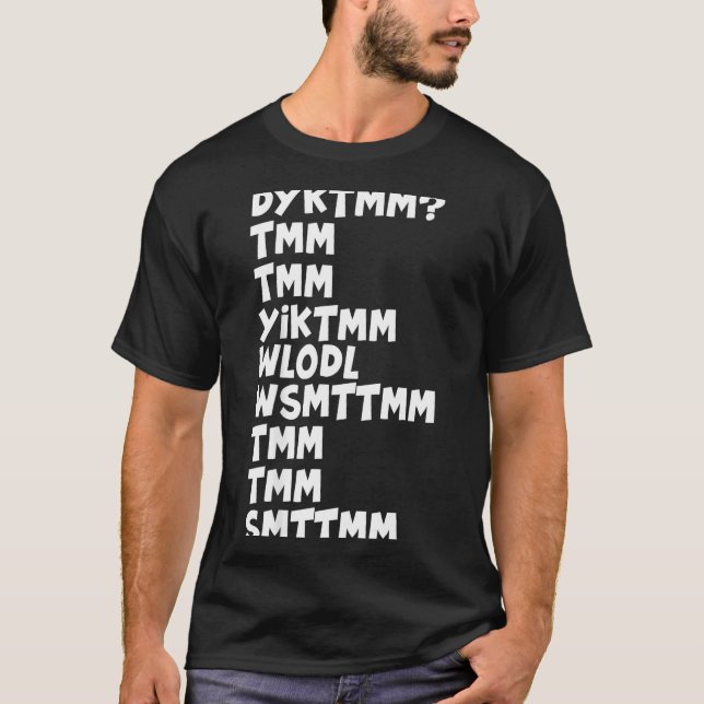 T-shirt Do You Know The Muffin Man Dyktmm Nostalgia Funny  (Devant)