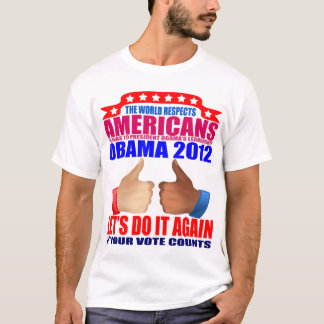 T-shirt d'Obama : 2012 Obama - respect