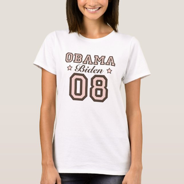 T-shirt d'Obama Biden 08 (Devant)