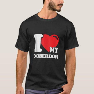 T-shirt Doberdor Amoureux des chiens Cute Puppy Mixte Bree