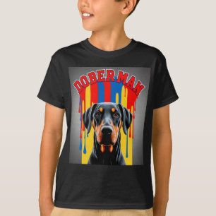 T-shirt Doberman