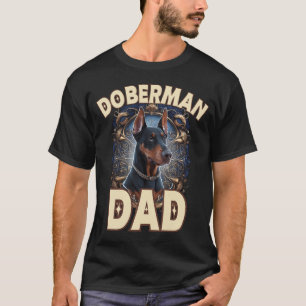 T-shirt DOBERMAN DAD cool chien parent