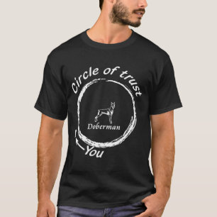 T-shirt Doberman Dog Doberman Circle De Confiance