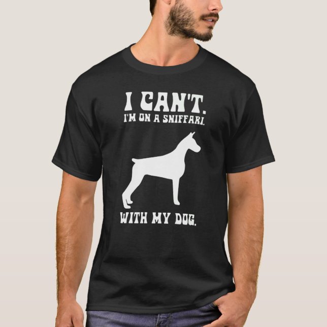 T-shirt Doberman Dog Owner (Devant)