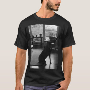 T-shirt Doberman En Silhouette