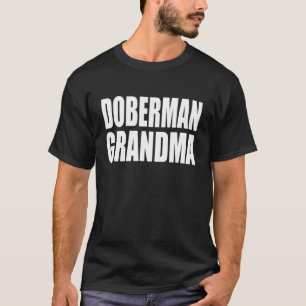 T-shirt Doberman Grandma