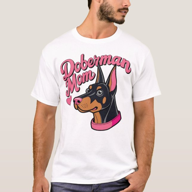 T-shirt Doberman Maman (Devant)