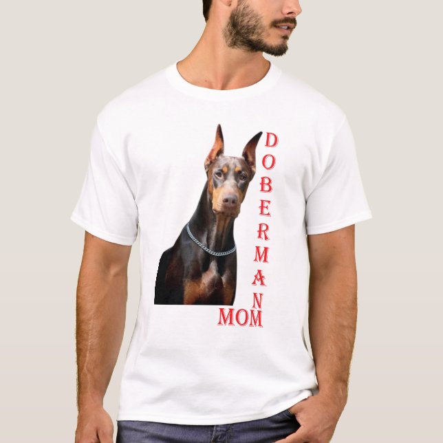 T-shirt Doberman Maman (Devant)