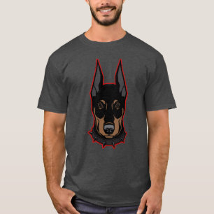 T-shirt Doberman Mascot Tee hommes