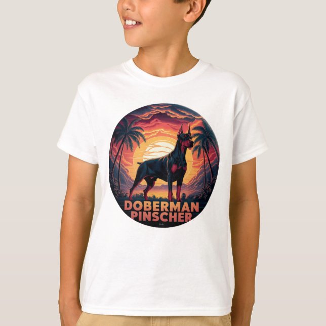 T-shirt Doberman Pinscher (Devant)