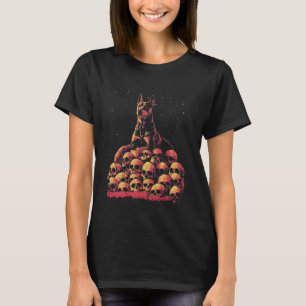 T-shirt Doberman Pinscher Académie sombre tendance