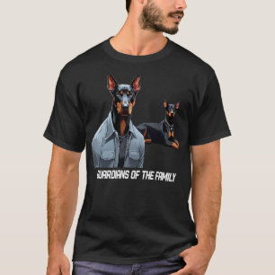 T-shirt Doberman Pinscher Gardiens De La Famille