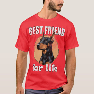 T-shirt Doberman Pinscher meilleur ami