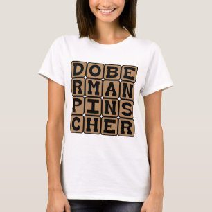 T-shirt Doberman Pinscher, Race de Chien Domestique