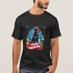 T-shirt Doberman Santa Claus Café Mug Joyeux Noël Do
