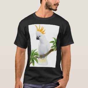 T-shirt d'obscurité de cacatoès de Citron