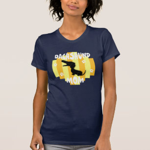 T-shirt d'obscurité de maman de teckel
