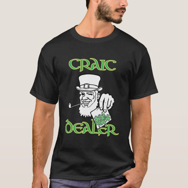 T-shirt d'obscurité de marchand de Craic (Devant)