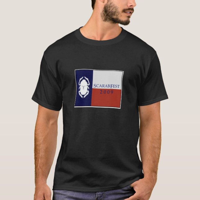 T-shirt d'obscurité de ScarabFest (Devant)