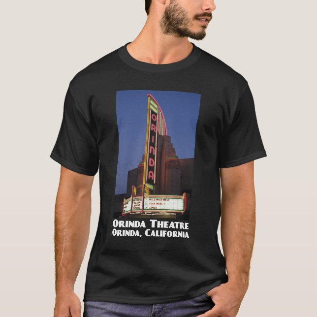 T-shirt d'obscurité de théâtre d'Orinda (Devant)