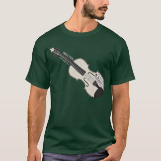T-shirt d'obscurité du violon du MOIS de