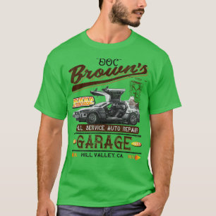 T-shirt Doc Browns Auto Repair Shop Worn Lts