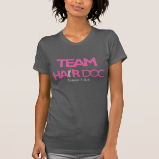 T-shirt Doc. de cheveux d'équipe (Racerback)