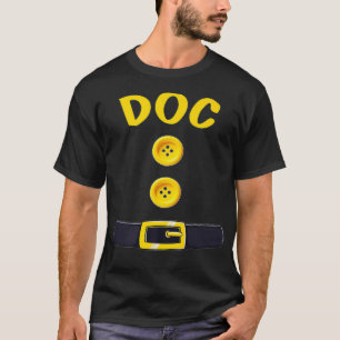 T-shirt Doc Dwarf Costume d'Halloween Couleur Correspondan