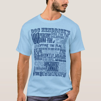 T-shirt Doc. Hendrick (bleu)