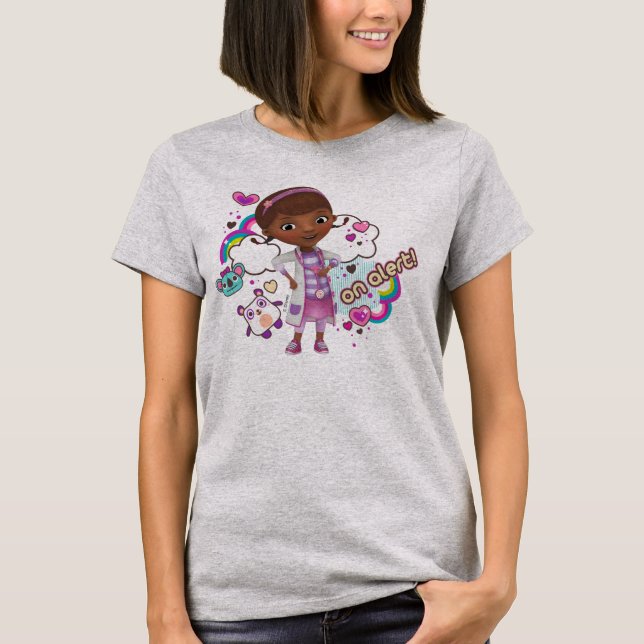 T-shirt Doc McStuffins| En alerte (Devant)