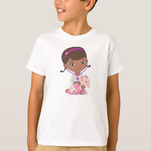 T-shirt Doc McStuffins Holding Lambie