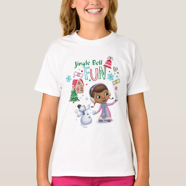 T-shirt Doc McStuffins | Jingle Bell Fun (Devant)