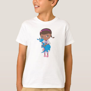 T-shirt Doc McStuffins tenant du Stuffy