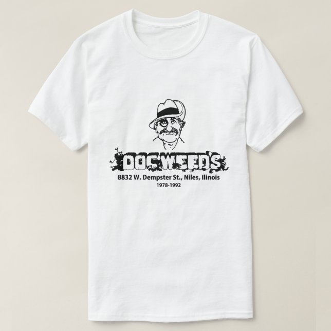 T-shirt Doc Weed's Restaurant, Niles, IL (Design devant)