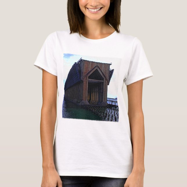 T-shirt Dock de minerai de Marquette (Devant)