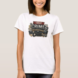 T-shirt Docs de VÉRITABLE CRIME uniques CHILL Impression M