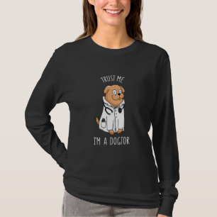 T-shirt Docteur Chien Citer Drôle Je Suis Dogtor Chiens A