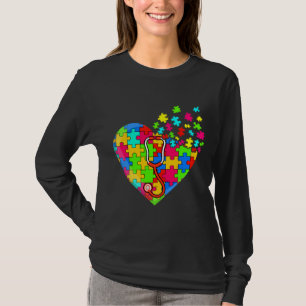 T-shirt Docteur Coeur Puzzle Pièces Soutien Autisme Prix