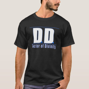 T-shirt Docteur de densité double de LOGO d'acronymes de
