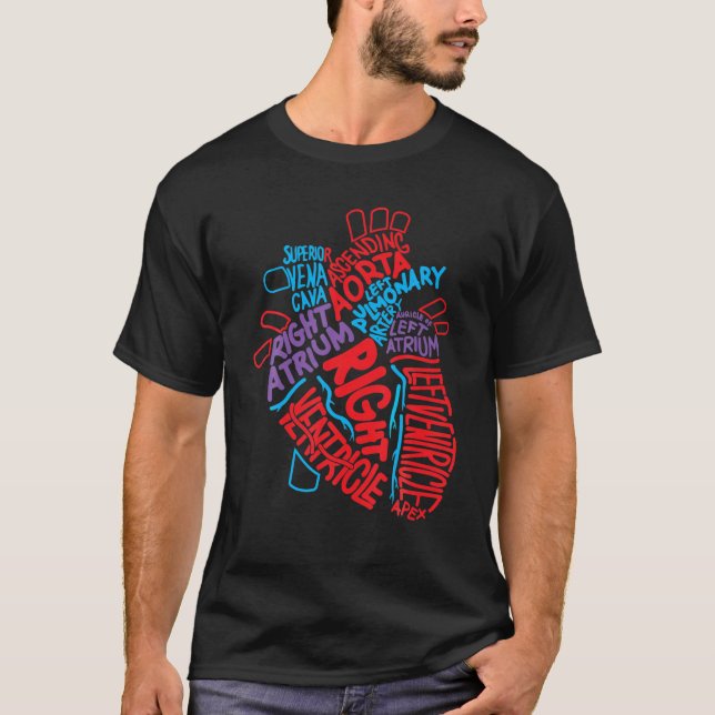 T-shirt Docteur en anatomie cardiologue Biologie Médicale (Devant)