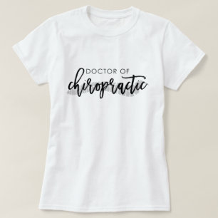 T-shirt Docteur en chiropratique avec épine 