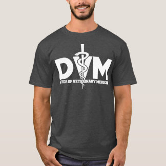 T-shirt Docteur en médecine vétérinaire DVM Vétérinaire am