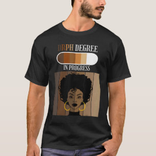 T-shirt Docteur en santé publique DrPH Degré en cours Bl