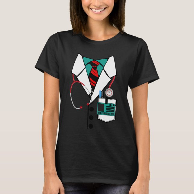 T-shirt Docteur Halloween Med School Étudiants Médicales D (Devant)