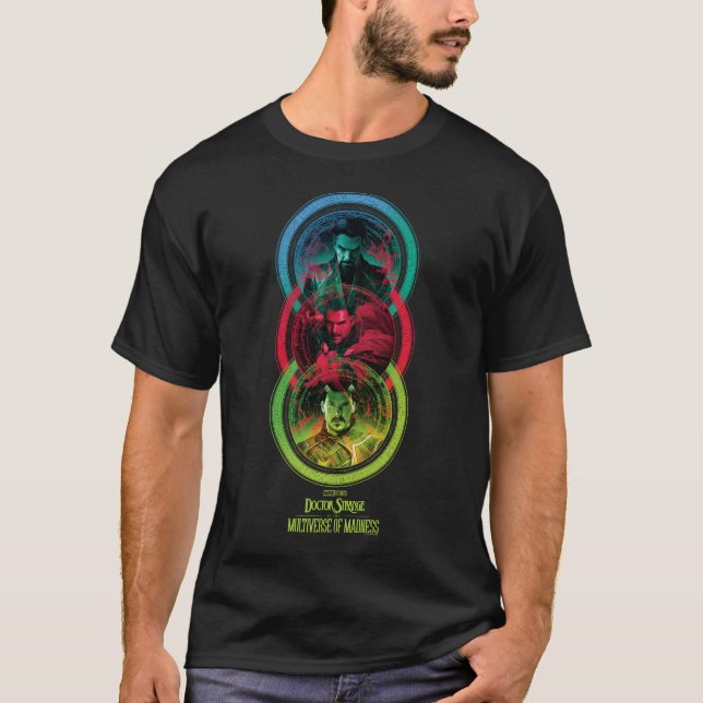 T-shirt Docteur Strange Alternates Graphique vertical (Devant)