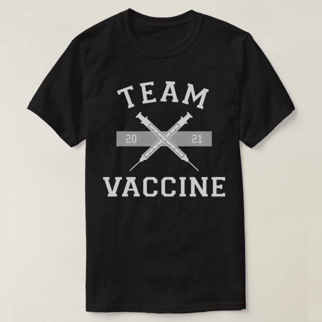 T-shirt Docto de l'équipe Vaccine Pro Vaccination 2021 (Design devant)
