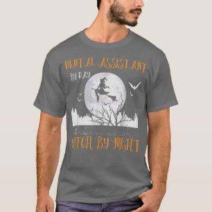 T-shirt Doctorat By Day Witch By Night Women Bonjour