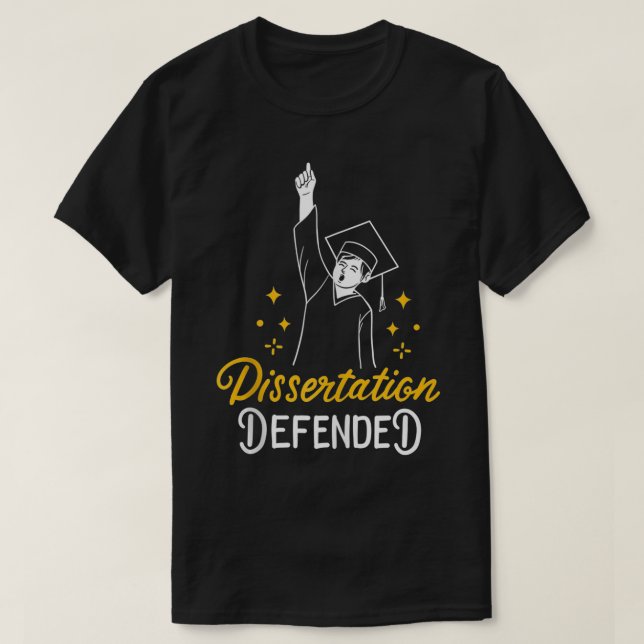 T-shirt Doctorat en thèse (Design devant)