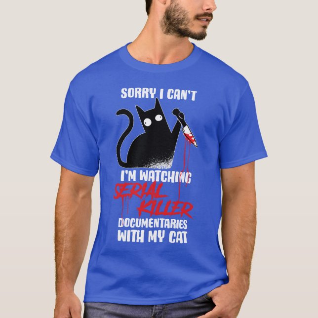 T-shirt Documentaires sur les tueurs Funnyrue Crime Show (Devant)