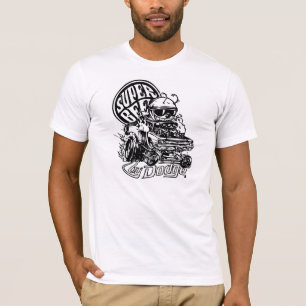 T-shirt Dodge Superbe Bee Vintage Bandes dessinées B&W